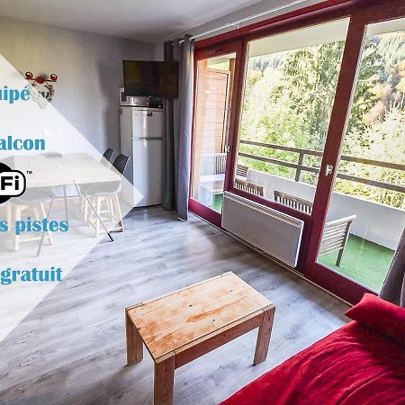Le Relai S31 - Grand et lumineux studio avec coin montagne 4-6 pers, tout équipé, avec WIFI, à 30m des pistes avec un grand balcon, DRAPS NON COMPRIS Saint-Jean-dʼAulps Esterno foto