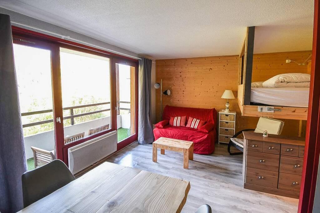 Le Relai S31 - Grand et lumineux studio avec coin montagne 4-6 pers, tout équipé, avec WIFI, à 30m des pistes avec un grand balcon, DRAPS NON COMPRIS Saint-Jean-dʼAulps Esterno foto