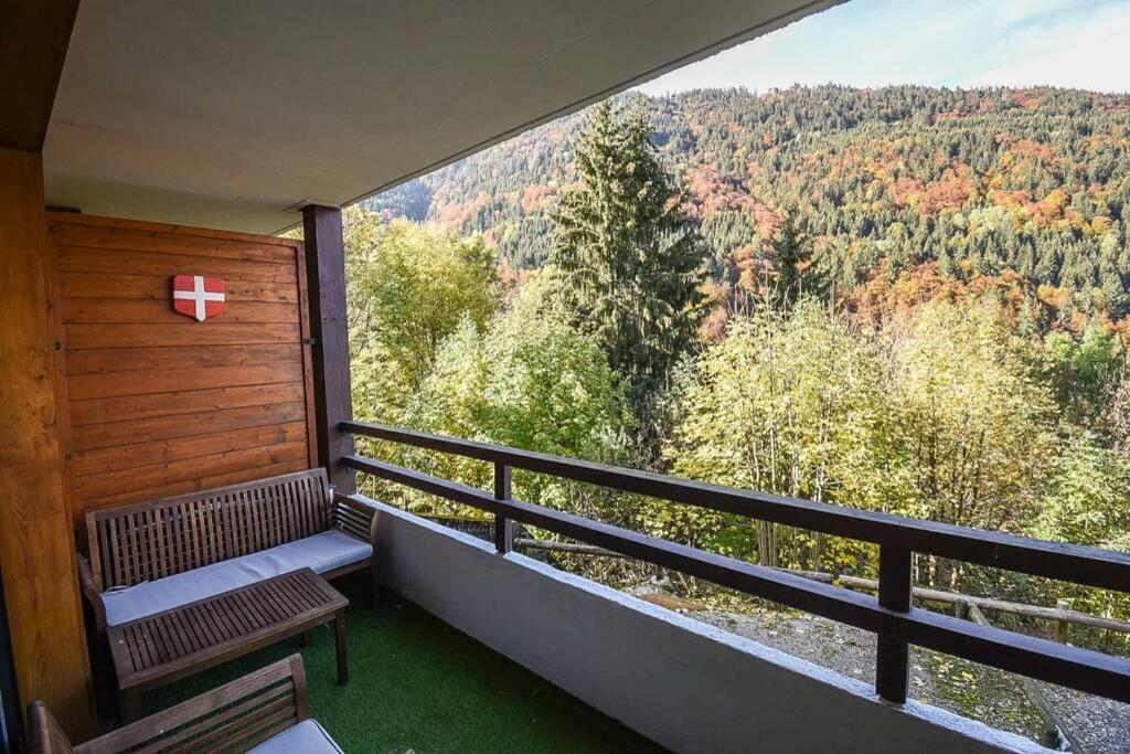 Le Relai S31 - Grand et lumineux studio avec coin montagne 4-6 pers, tout équipé, avec WIFI, à 30m des pistes avec un grand balcon, DRAPS NON COMPRIS Saint-Jean-dʼAulps Esterno foto
