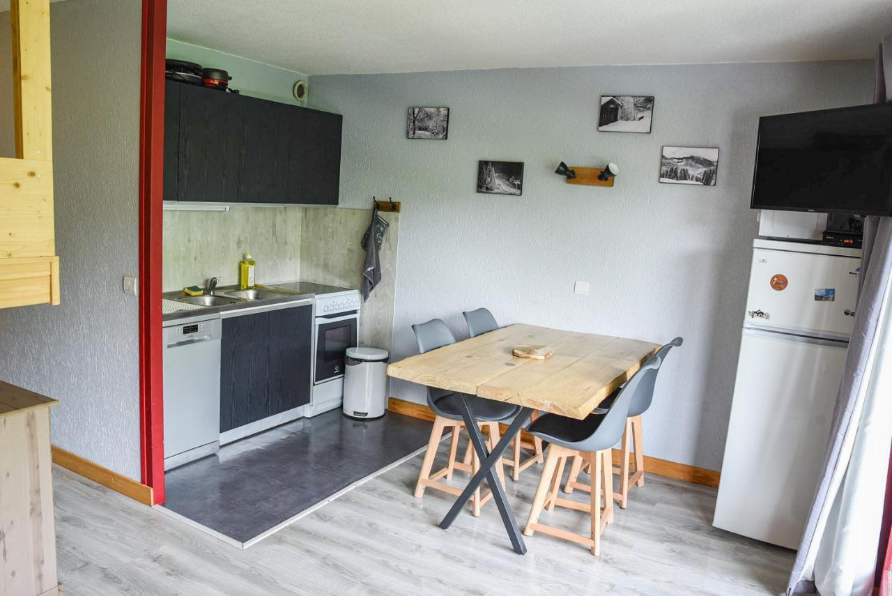 Le Relai S31 - Grand et lumineux studio avec coin montagne 4-6 pers, tout équipé, avec WIFI, à 30m des pistes avec un grand balcon, DRAPS NON COMPRIS Saint-Jean-dʼAulps Esterno foto